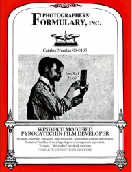product Formulary Windisch Modified Catechol Film Developer
