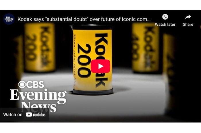 Kodak warns its business is in "substantial doubt" after 133 years - We say DON'T PANIC!