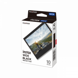 product Fujifilm Instax Wide ISO 800 Instant Color Film with Black Borders - 10 Exposures